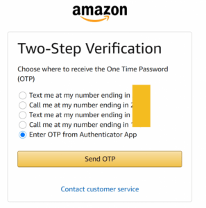 Amazon Accounts Amazon OTP